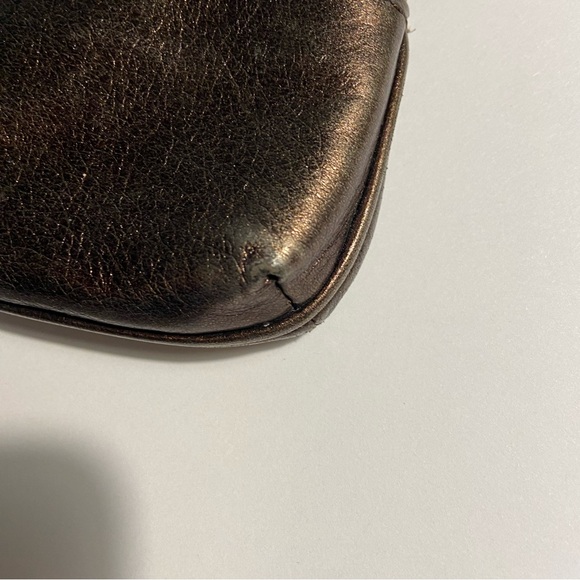 BRIGHTON Soft Leather Brown Coin Purse Pouch & Card Holder Zip Mini - Picture 11 of 12